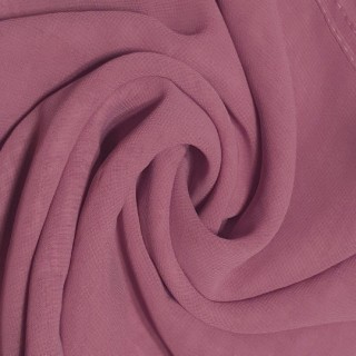 Plain Chiffon Scarf - Puce Pink